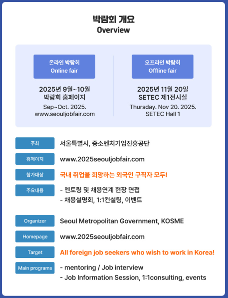 서울시 외국인 잡페어