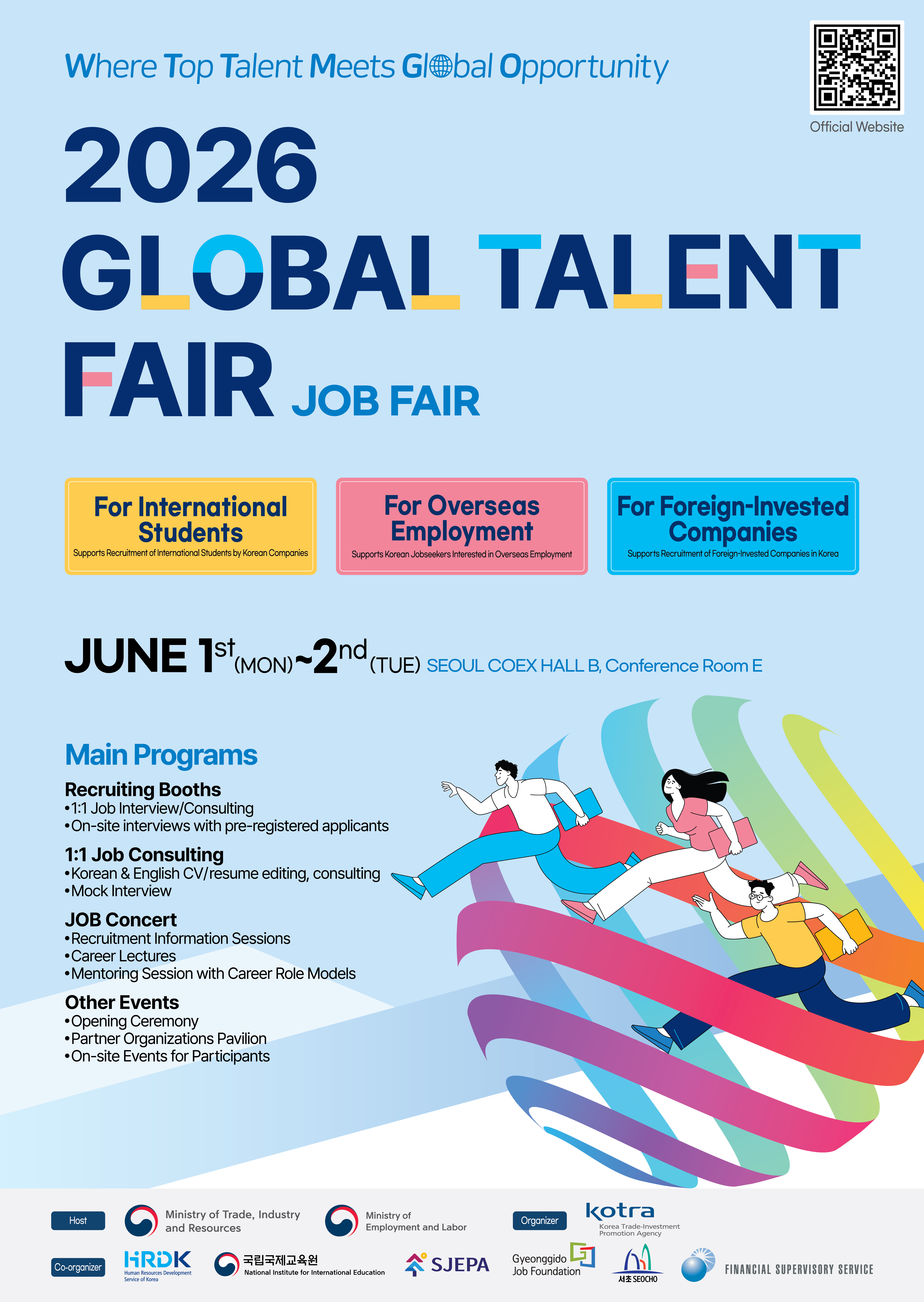 2026 Global Talent Fair poster