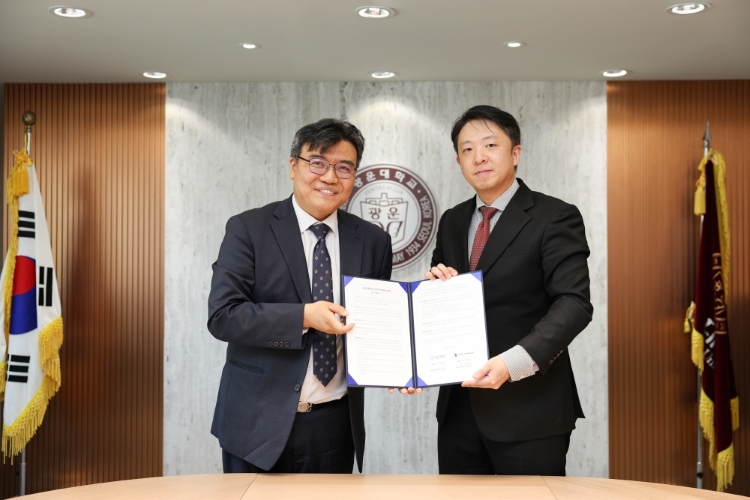 (좌)정석재 광운대 대외부총장 (우)윤석환 아이디어캠퍼스 대표이사

